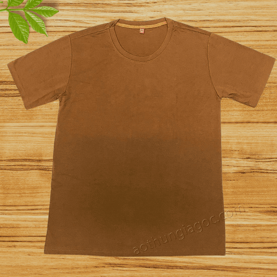 Áo Thun Cotton 4 Chiều 65/35 Màu Nâu